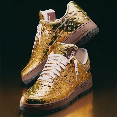 louis vuitton gold air force 1|louis vuitton air force 1 for sale.